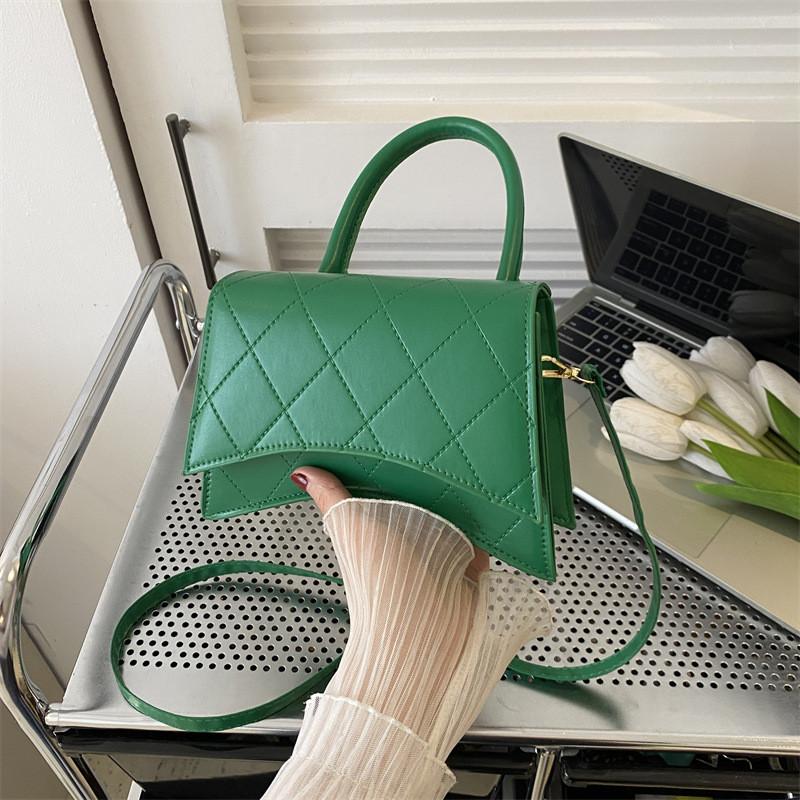 Vintage Chic Small Square Handbag Stylish Pu Leather Tote Bag For Everyday Fashion