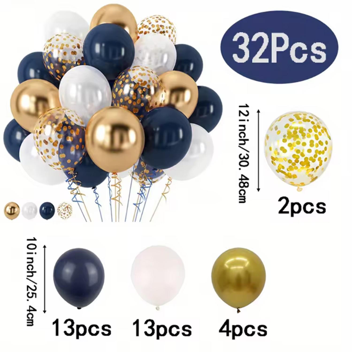 

44 piece mixed color green balloon set, suitable for birthdays, weddings, parties, graduation ceremonies Other