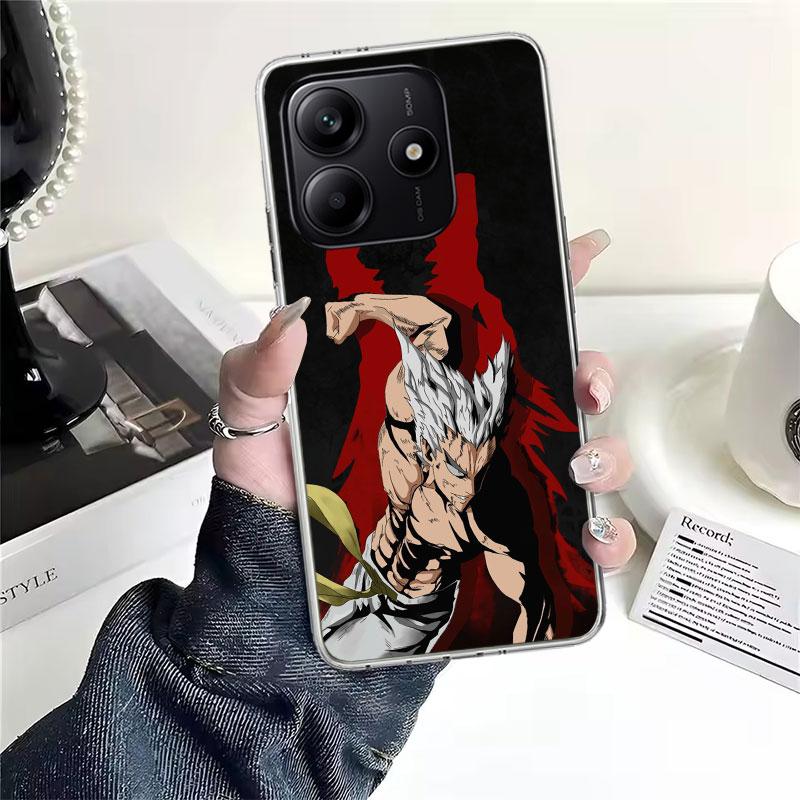 One P-Punch-Man Garou Soft Phone Case For Xiaomi Redmi Note 15 14 14S 13 12 Pro Plus 12S 11 11S 11E 10 10S 11T 5G Fundas Coque R