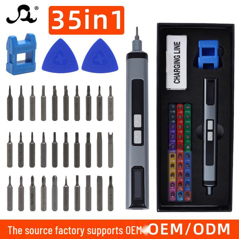 Rechargeable 35-in-1 Mini Precision Electric Screwdriver Set
