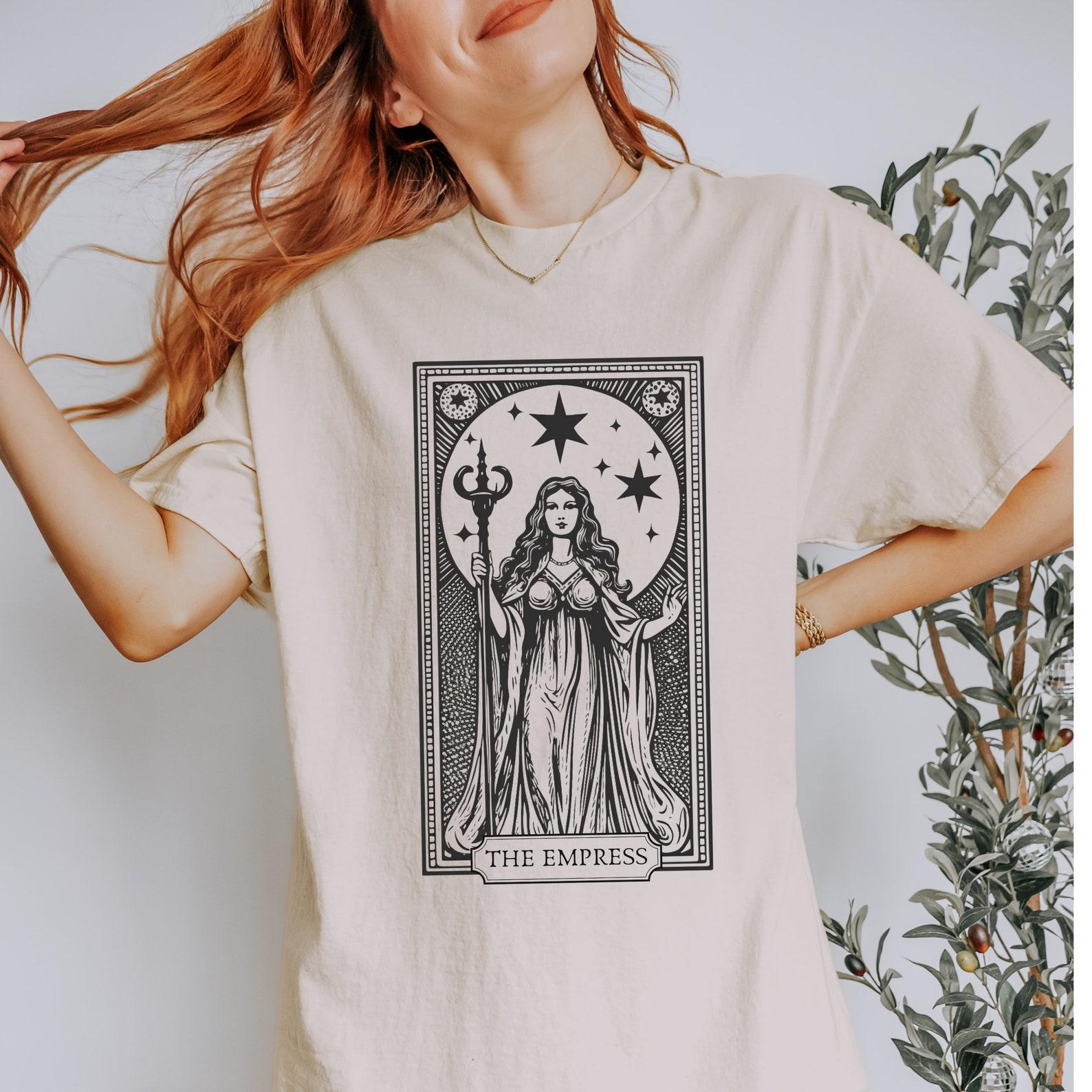 The Empress Tarot Card Shirt: Witchy Astrology Gift S