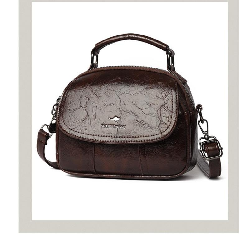 Texture Mom Bag - Small-scale Women's Shoulder Sling Bag for Mid-Age Commuting Handbag