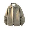 Down Jacket Men's% White Duck Down Winter New Loose Lapel Leather Jacket Men's