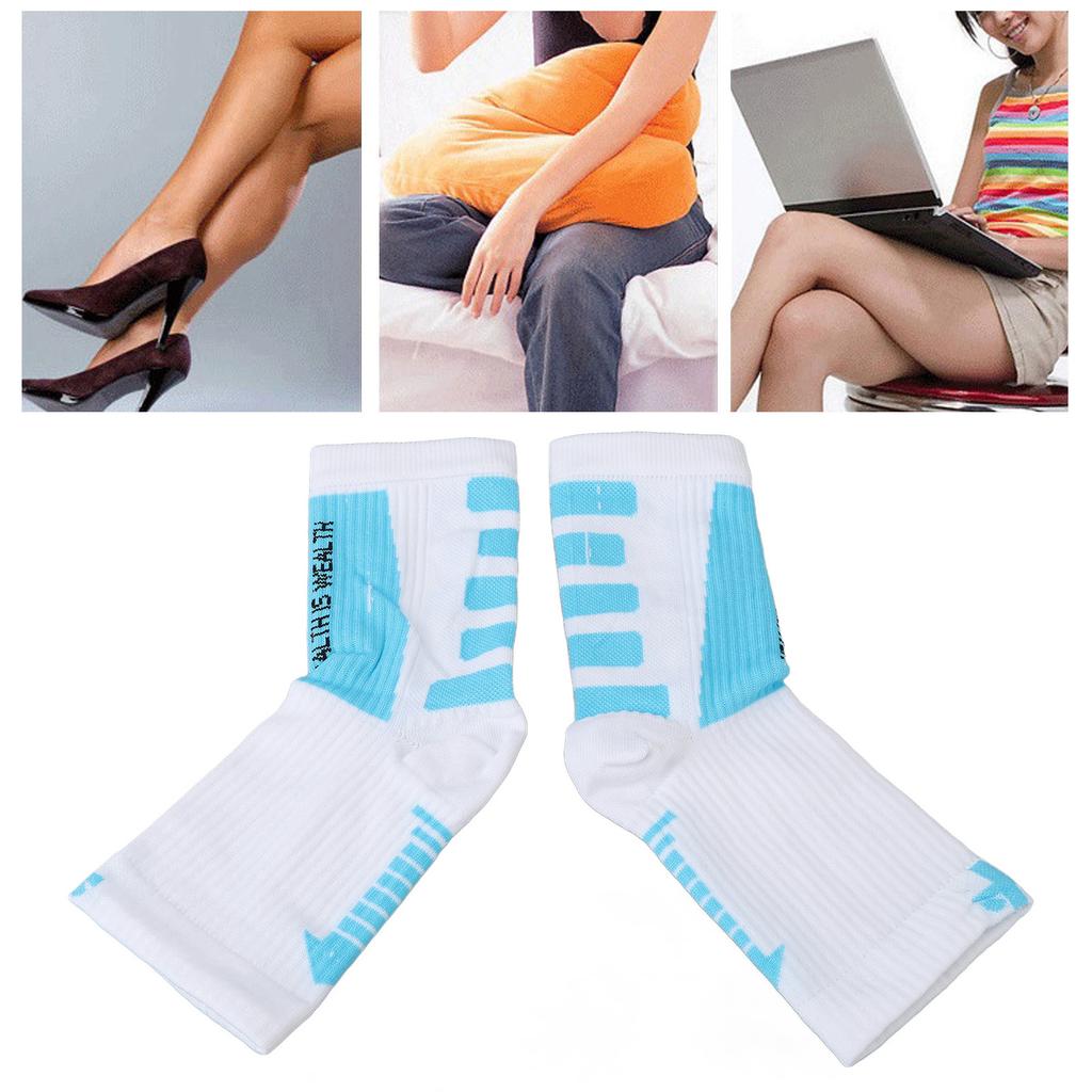 Sports Heel Socks Ankle   Foot Sleeve Support Compression Heel Socks for Athlete