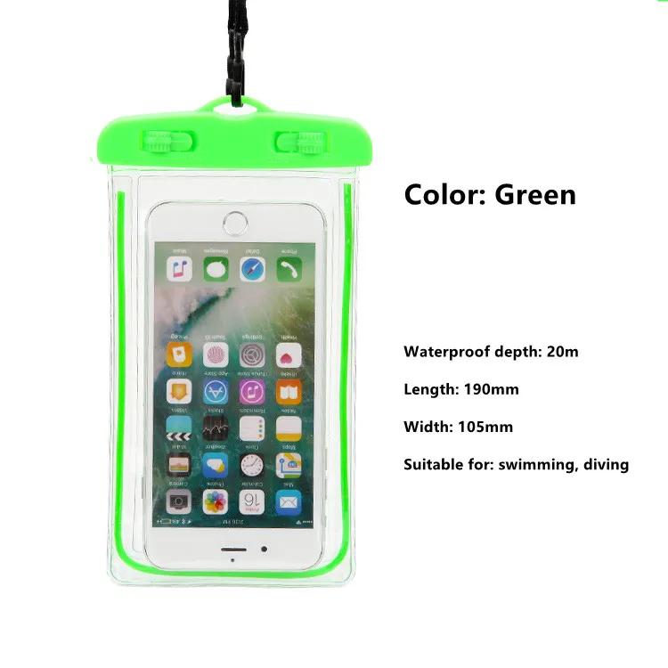 Universal Swimming Underwater Diving Phone Pouch Bag Case IPX8 Waterproof Phone Bag Case