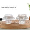 European Glass Candlestick Holder for Romantic Dining Table