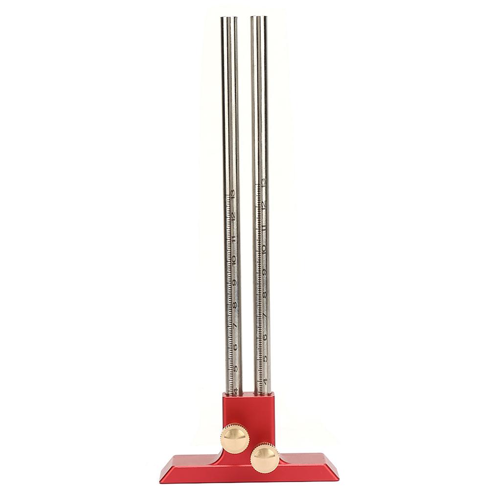 Stainless Steel Woodworking Double Head Scriber Ruler Marking Gauge Wood Scribe Tool Carpentry