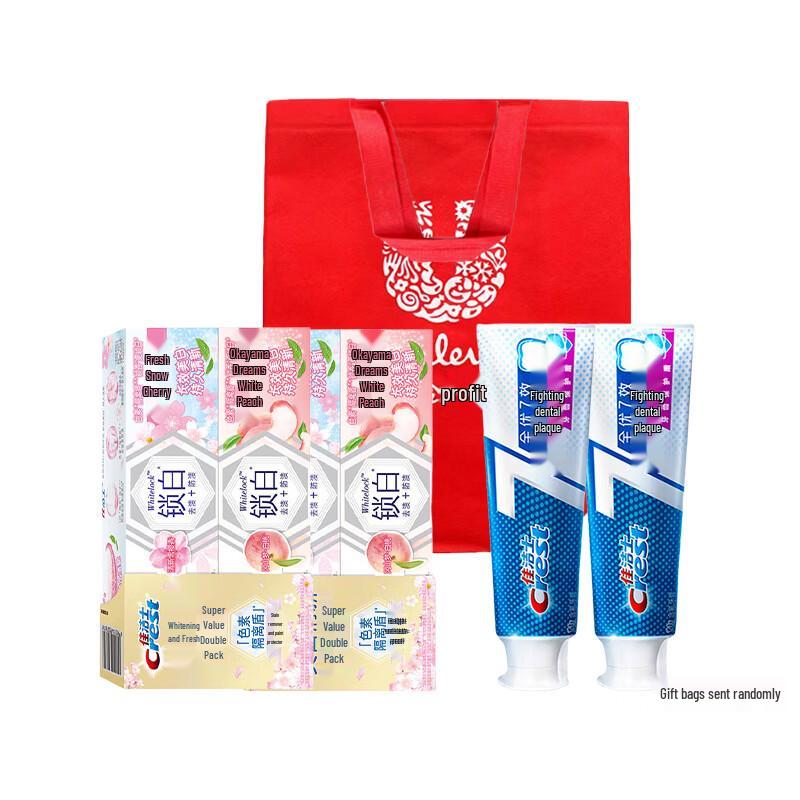 Crest Dual Color Lock Whitening 7-Effect Anti-Plaque Toothpaste