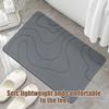 Diatomaceous mud soft mat bathroom absorbent anti-slip floor mat toilet door anti-slip household Entryway quick-drying Rug