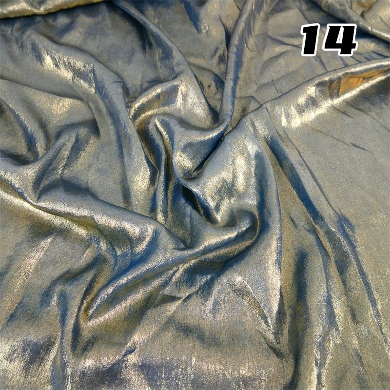 100*150cm Shiny Hot Stamping Stretch Luster Fabric For Diy Sewing Wedding Dress Hanfu Upholstery Sofa Curtain Background Cloth