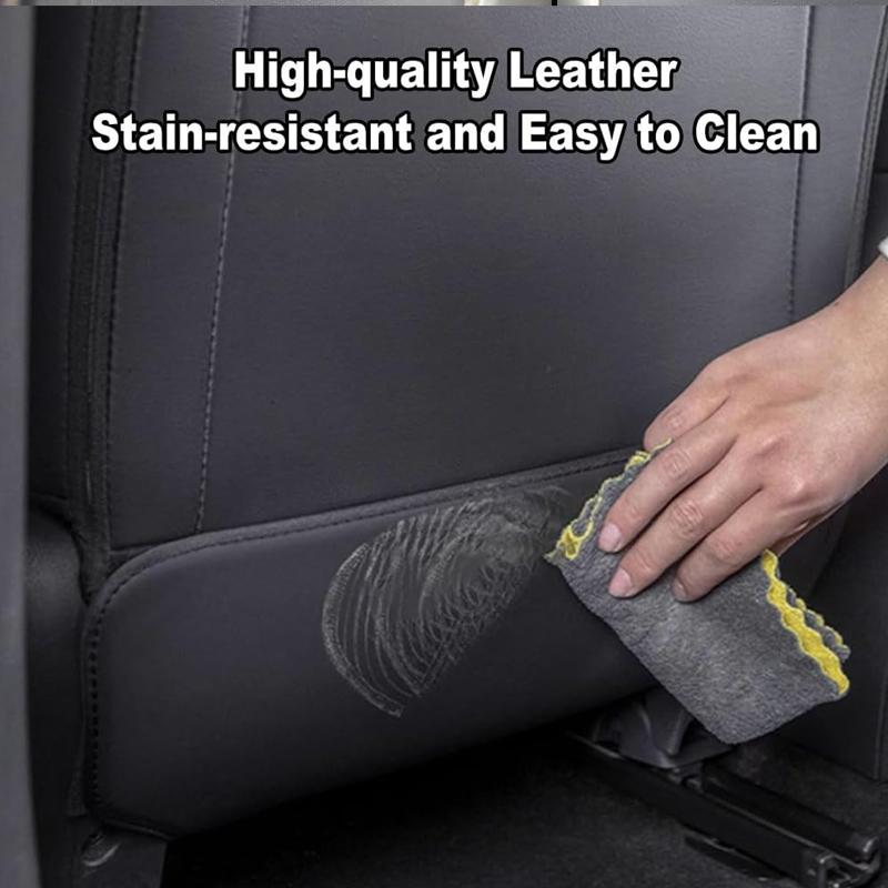 2Pcs Universal Seat Back Protector Kick Mats Waterproof Scratch Resistant Cover for Nissan Toyota Honda Lexus