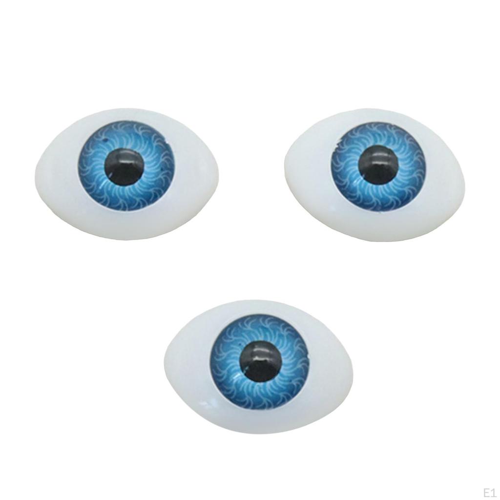 10 Paar 16mm x 23mm Simulations-Augäpfel Puppenherstellung Zubehör Lustig Langlebig