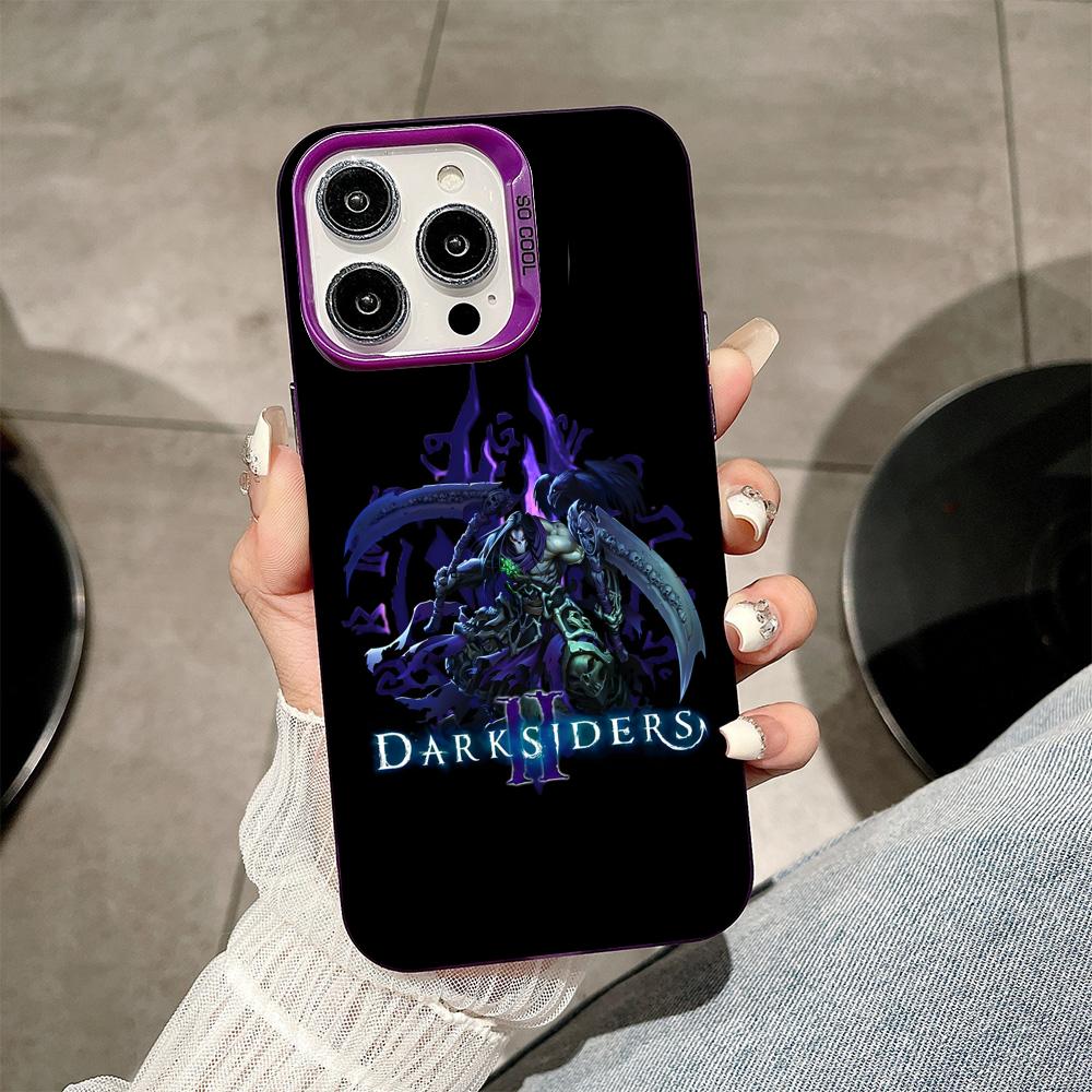 Game Darksiders Mobile Phone Case for iPhone 17 16 15 14 13 12 11 X XR XS 8 7 Air Pro Max Plus Purple Translucent Colorful Cover