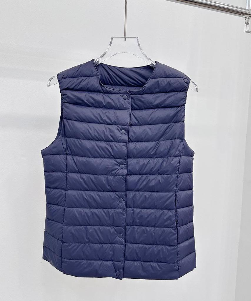 Versatile Women's Down Vest - 90% White Duck Down