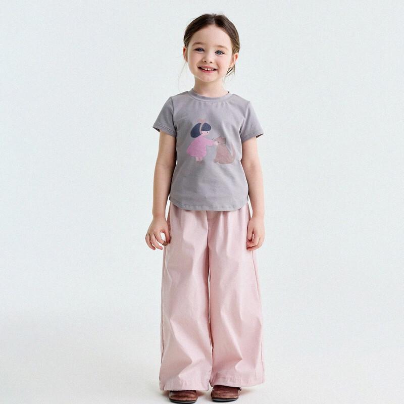 Yunerma Kids' Summer Versatile Cartoon Print T-Shirt