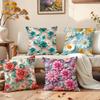 Pretty D Flower Pattern Decor Cushion Cover Premium Comfort Reversible Pillow Cove In One Design for Any Room  Car Interior