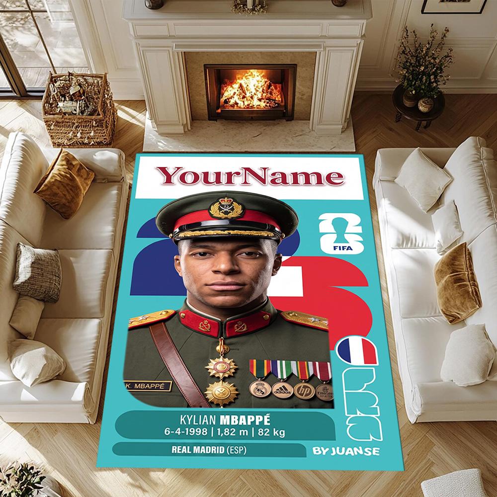 Mbappe 36 Customize Your Name Floor Mat Perfect for Decorate room Living Rooms Outdoor Dormitory Antislip Carpet Office home decor