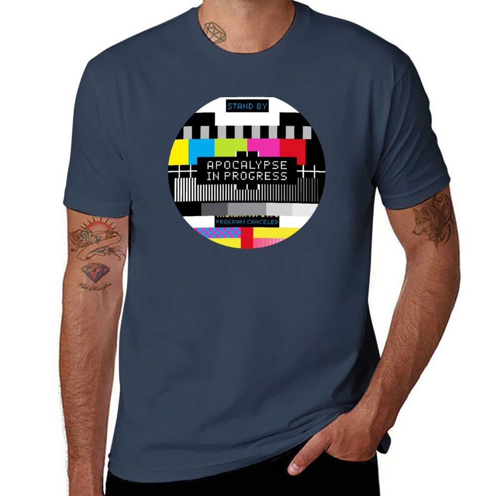 Apocalypse in progress TShirt Athletic Fit Sports Short Sleeve Top S