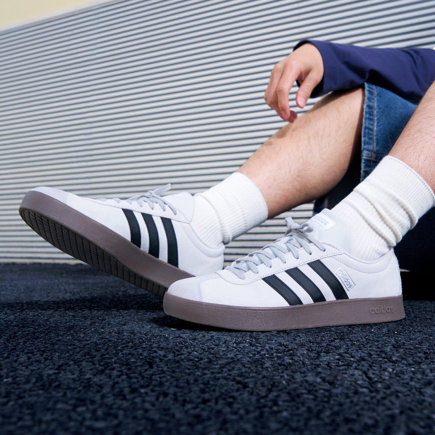 Adidas VL Court German Army Trainers Unisex Gray Black 43