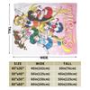 Anime S-Sailors M-Moons Blanket Flannel Textile Decor Multi-function Ultra-Soft Throw Blanket for Bed Office Rug Piece