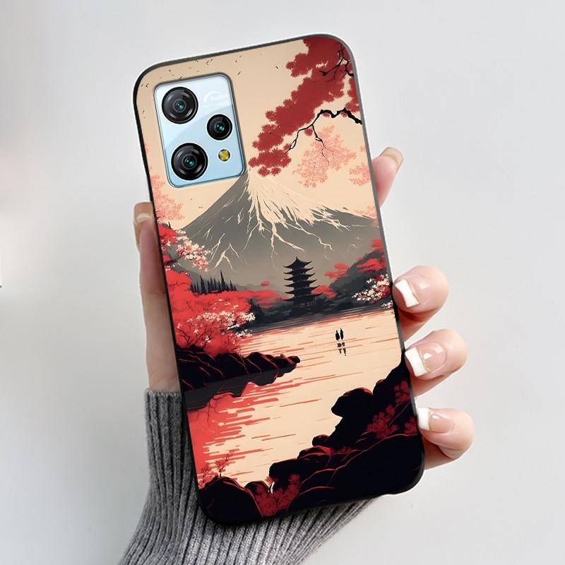 For Blackview A53 Case Blackview A53 Pro Back Cover Luxury Cute Love Rabbit Funny Black TPU Soft Silicone Protective Phone Case