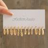 European and American hot-selling earrings set, simple earrings, versatile temperament, personalized high-end earrings 1 pair