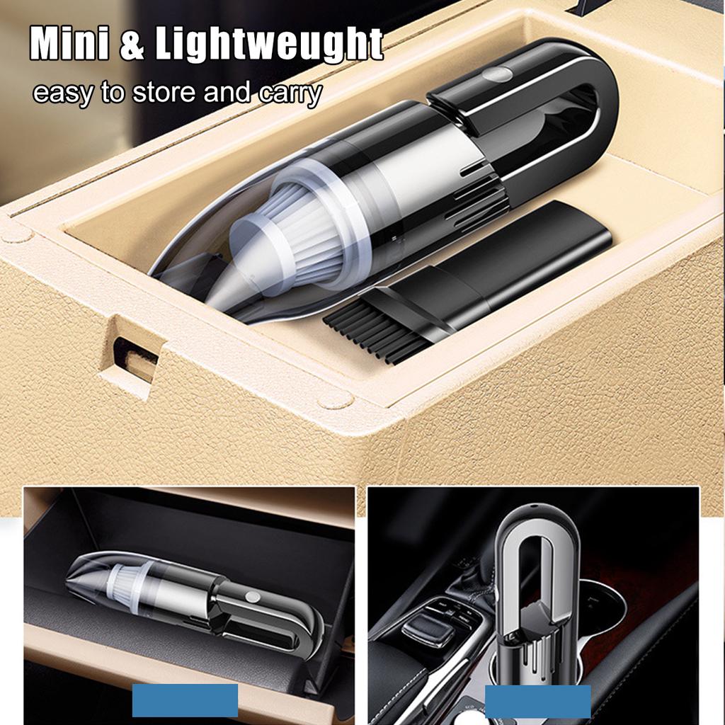 6000PA 120W Portable Car Vacuum Cleaner 