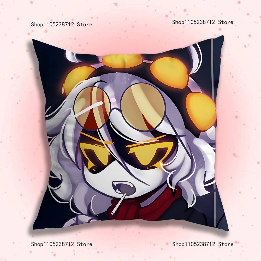 M-Murders D-Drones Anime L-Laple Pillow Case Plush Pillow Cases Home Decoration Pillow Cover for Sofa Bed Chair Living Room