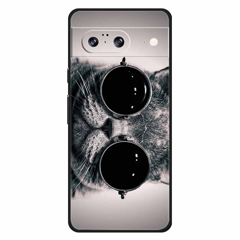 Für Google Pixel 8 / 8pro Hülle Weiches Silikon Löwe Eule Luxuriöse Rückabdeckungen Für Google Pixel 8 Pro Hüllen Pixel8 Cartoon Schalen