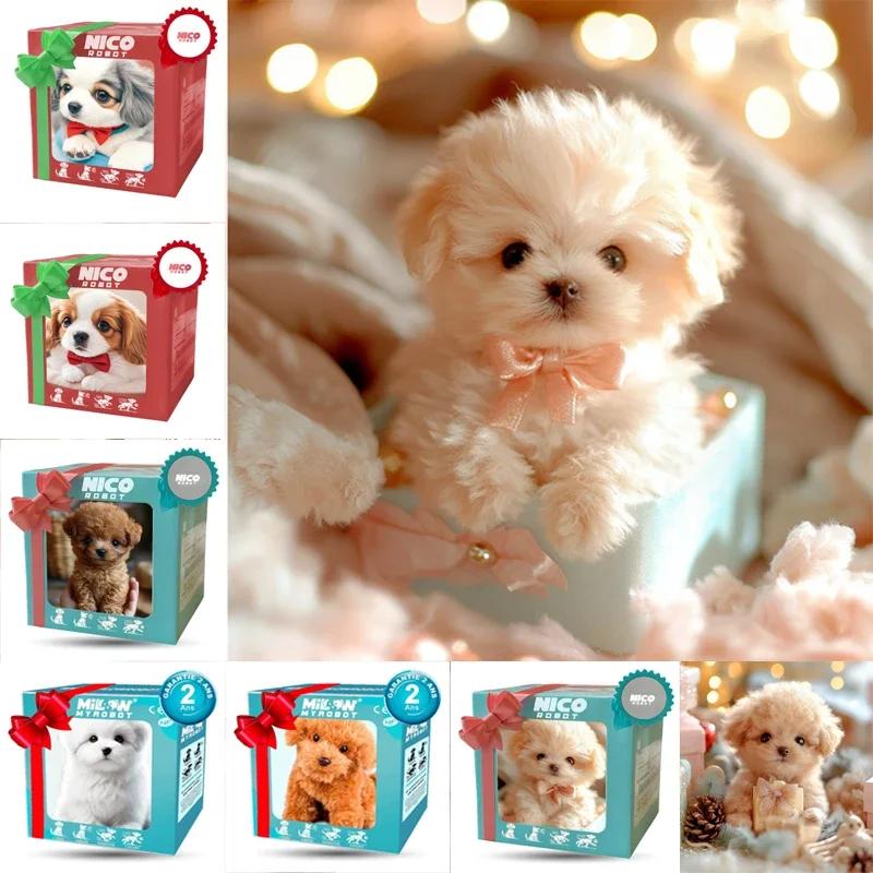 2025 Cane Peluche Elettrico Camminante Abbaiaante Giocattolo Animale Domestico Realistico Cucciolo con 10 Suoni, Compagno Regalo per Bambini per Natale Età 3+ animale domestico virtuale