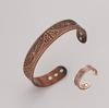 Popular Magnetic Vintage Tree of Life Bracelet for Men and Women - Antique Bronze with Floral Design