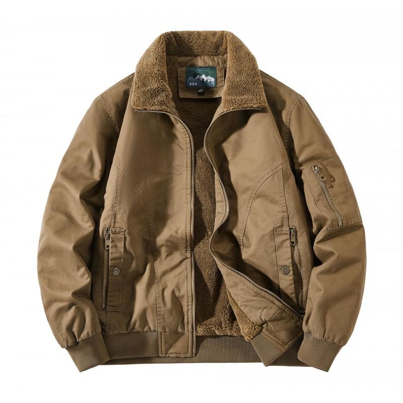 Mens Thickened Cotton Jacket With Multiple