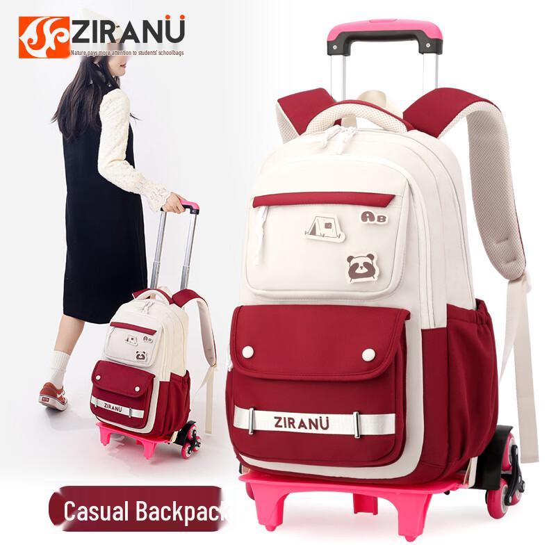 ZIRANYU Rolling Stair-Climbing Backpack