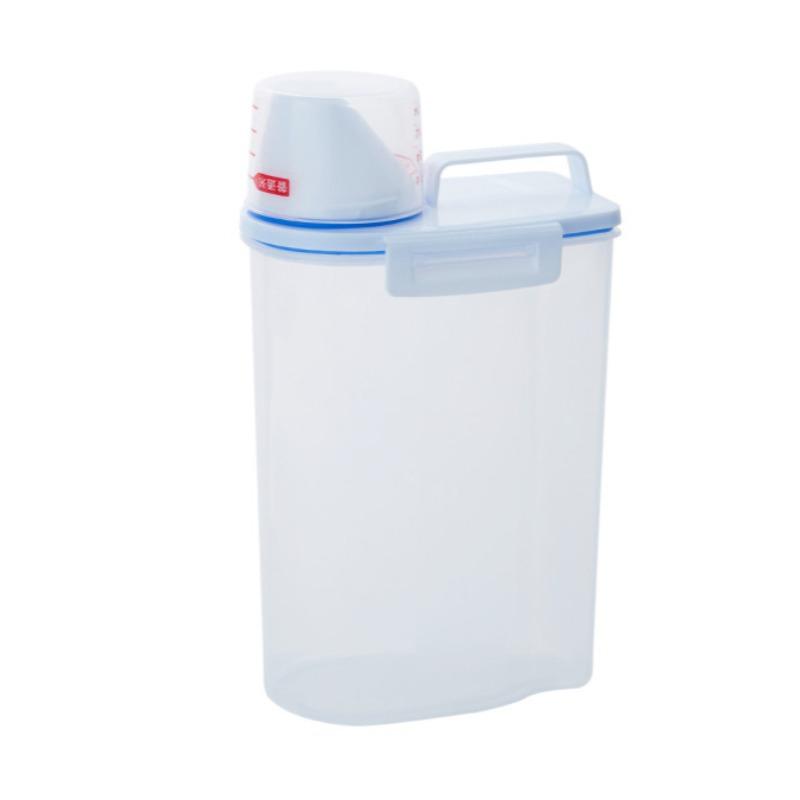 Sealed Jar Portable Miscellaneous Grain Jar Kitchen And Household Transparent Storage Box Pet Food Moisture-proof Grain Bucket