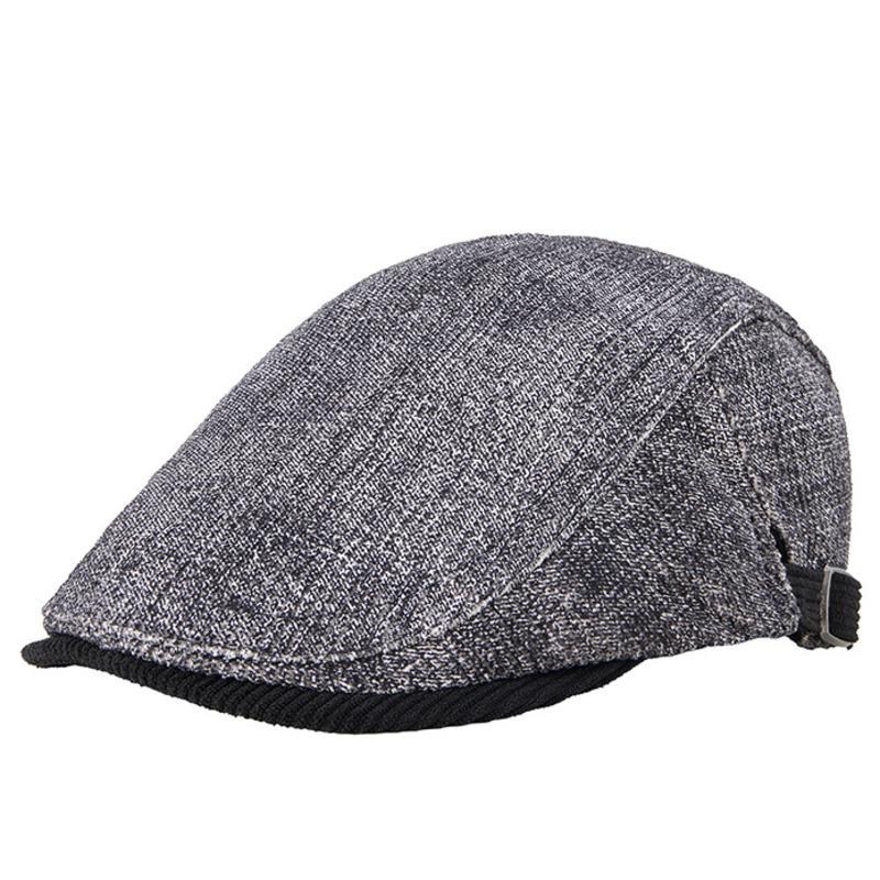 

High Quality Cotton Flat Ivy Hats Male Casual Gatsby Hat Dad Cabbie Cap Lady Beret Men Newsboy Caps Head 55-59cm