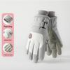 Unisex Windproof Waterproof Ski Gloves for Autumn/Winter Riding, Motorcycling. Warm, Split Finger Design with Velvet Lining.