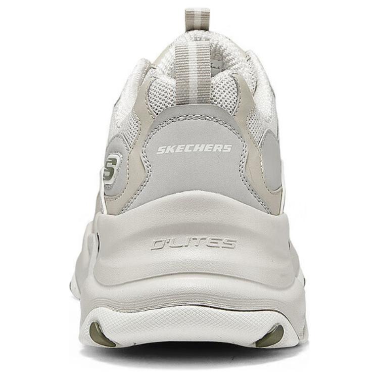 Skechers DLites 5.0 Panda Shoes Comfortable Versatile Durable Shock Absorption Support Lightweight Increased Height Low Top Casual Shoes 232490-OFWT