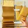 Foldable Money Envelope Sound And Light Greeting Card with 20 Compartments For Cash Present Holiday Celebration
