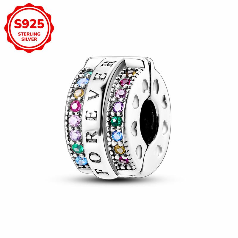 S925 Silver Princess Skirt Pumpkin Carriage Rose pendant bead Fit Bracelet DIY Jewelry Making For Women Gift