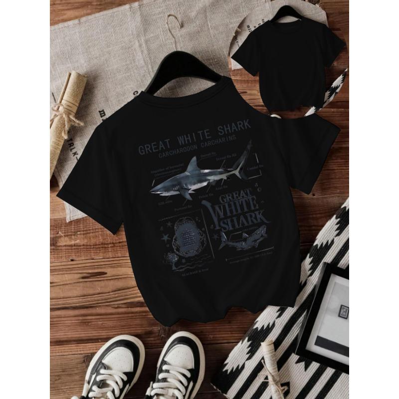 Women's Shark New Short-sleeved Fashion T-shirt