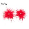 Date Night Earrings 1 Pair Feather for Women, Bohemia Tassel Rhinestone Drop Earrings, Dangle Party Jewelry Gift Wear
