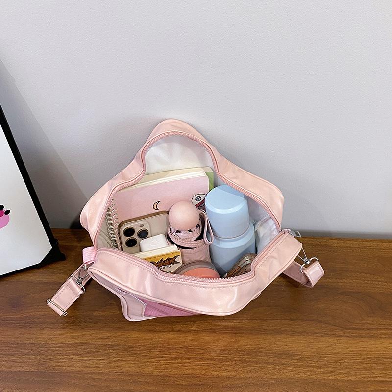 Borsa di alto valore, nuova borsa trasparente portatile a forma di stella, borsa a tracolla carina e letteraria, borsa a tracolla casual.