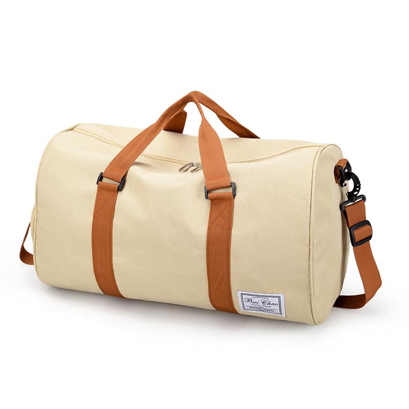 Fashion Sports Fitness Bag Waterproof Canvas Foldable Travel Bag Large Capacity Yoga Bag Pillow Bag