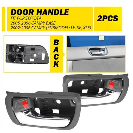 

For Toyota Camry 2002-06 Interior Door Handle Front Rear Left Right Inner Gray N