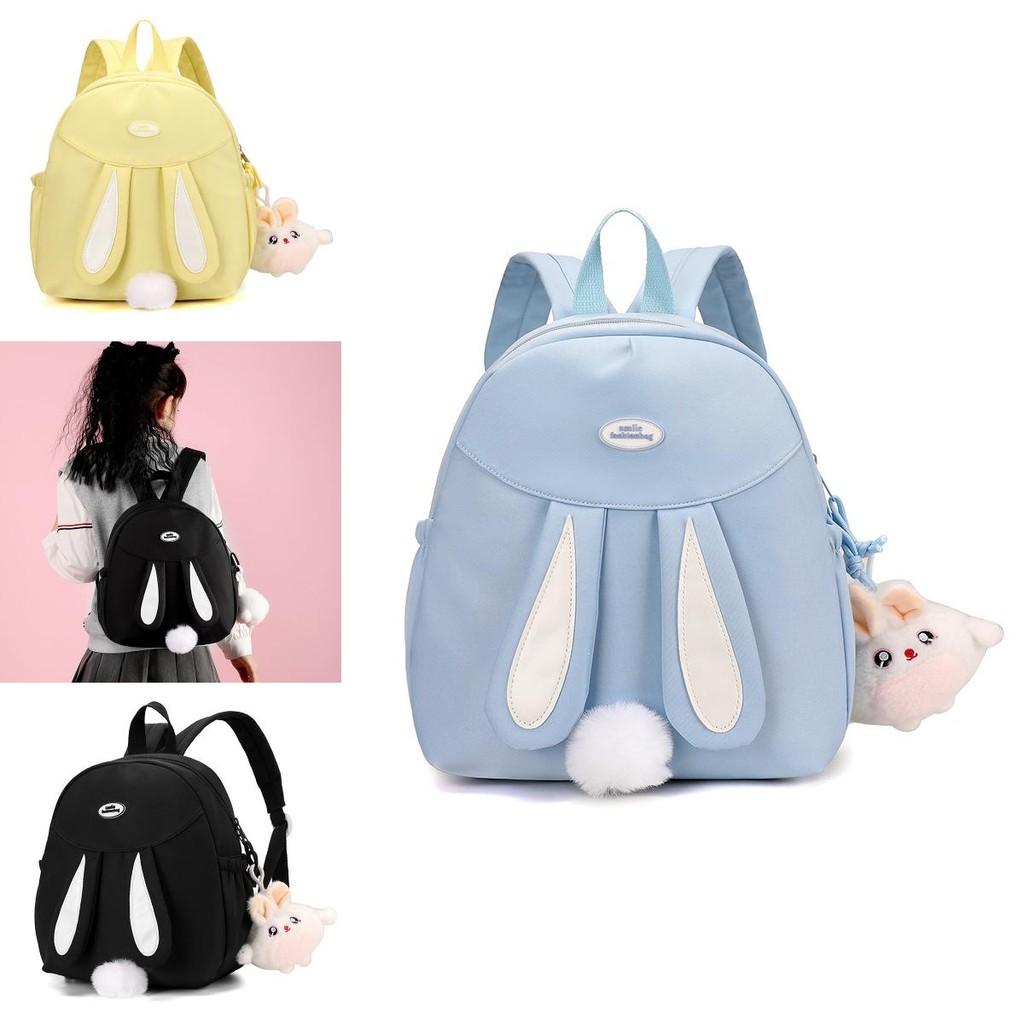 Lovely And Versatile Nylon Bunny Backpack For Preschoolers Lightweight And Easy To Carry