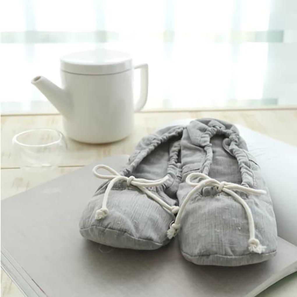 Fabric gray sock 2 colors Light gray