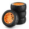 1/10 RC Off Road Tires And Wheels 12mm Hex Rubber Short Course Truck Tyres For 1:10 Scale Buggy Car Kyosho ARRMA Traxxas Wltoys