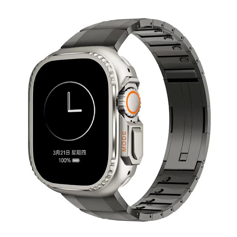 Luksusowa Stal Nierdzewna Koperta+ Pasek Do Apple Watch Seria 11/10 42mm 46 49 45 44mm Metalowy Do Iwatch Ultra3/2/1 9 8 7 6 5 4 SE3/2