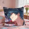 Wuthering Waves Brant Cushion Cover Square Short Plush Pillow Case Living Room Sofa Home Decor Funda X