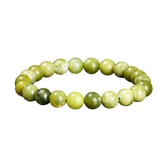 Unisex Bracelet Adjustable Length Teens Adults Bracelet Round Beads Elastic